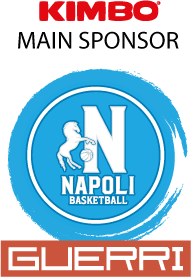 Kimbo main sponsor Napoli basketball - Guerri